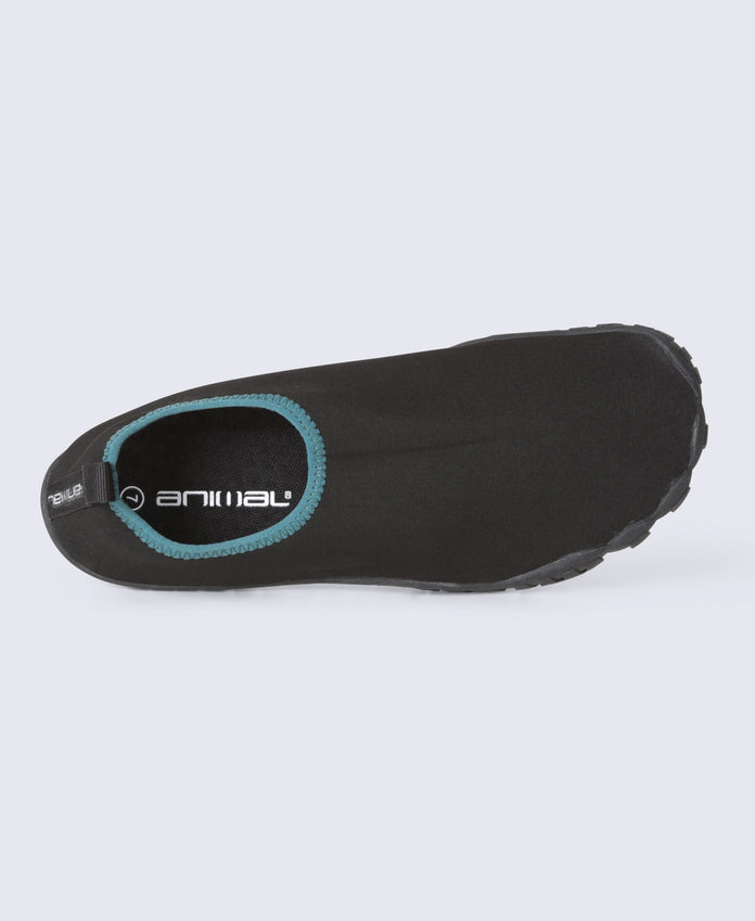 Animal Anchor Womens Aqua Shoe - Jet Black