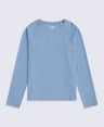 Ashleigh Girls Long Sleeve Top - Navy