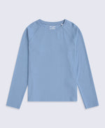 Ashleigh Girls Long Sleeve Top - Navy