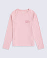 Ashleigh Girls Long Sleeve Top - Pale Pink
