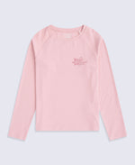Ashleigh Girls Long Sleeve Top - Pale Pink