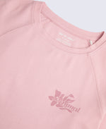 Ashleigh Girls Long Sleeve Top - Pale Pink