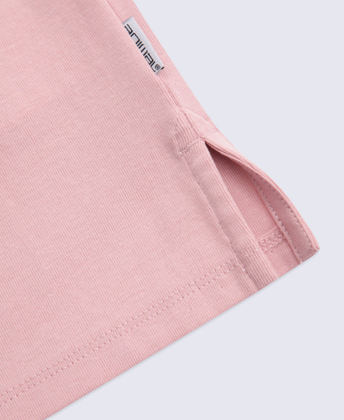 Ashleigh Girls Long Sleeve Top - Pale Pink