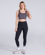 Leah Womens Pocket Leggings - Black