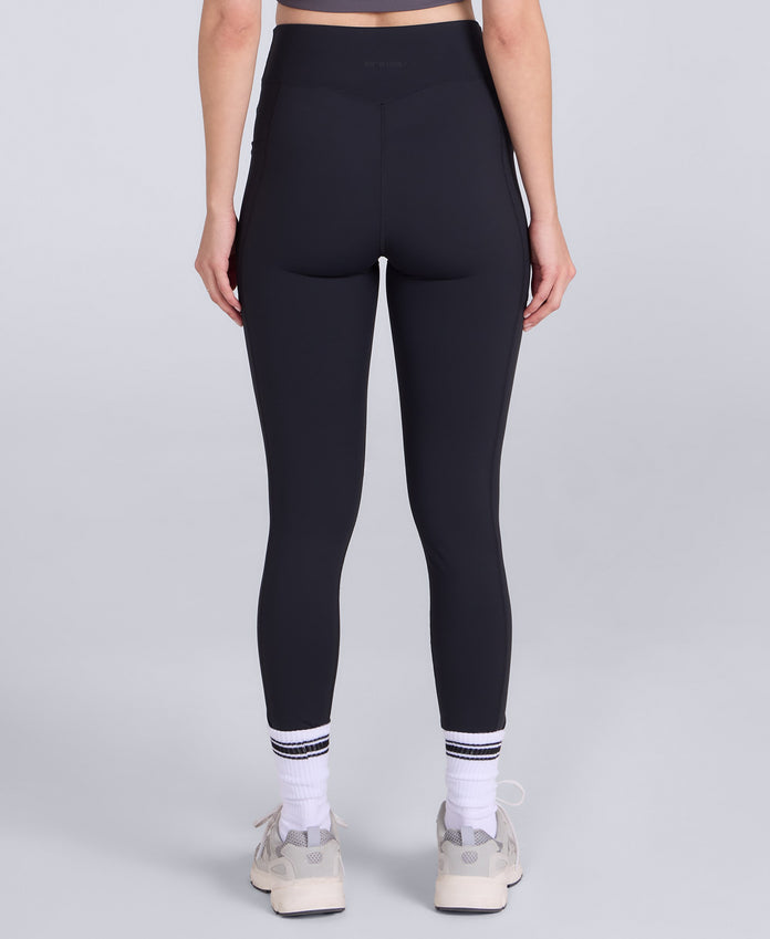 Leah Womens Pocket Leggings - Black