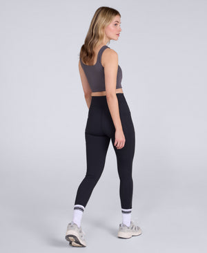 Leah Womens Pocket Leggings - Black
