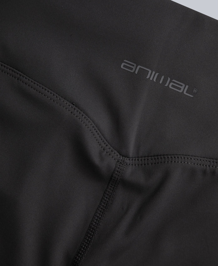 Leah Womens Pocket Leggings - Black