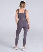 Leah Womens Pocket Leggings - Charcoal