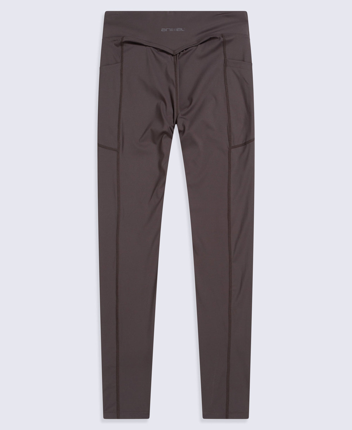 Leah Womens Pocket Leggings - Dark Brown