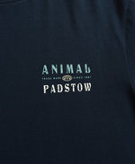 Jacob Padstow Mens Printed T-Shirt - Navy