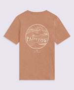 Jacob Padstow Mens Printed T-Shirt - Rust