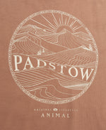 Jacob Padstow Mens Printed T-Shirt - Rust
