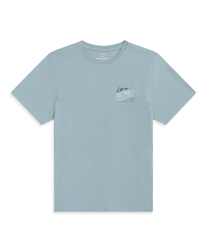 Jacob Mens Bude T-Shirt - Blue