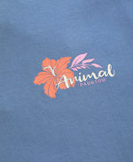Leena Padstow Womens Printed T-Shirt - Blue