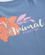 Leena Padstow Womens Printed T-Shirt - Blue