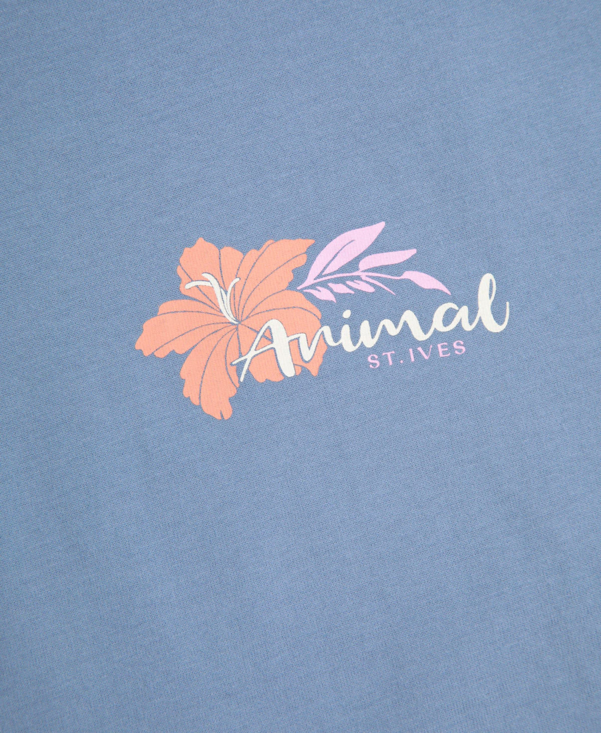 Leena St Ives Womens Printed T-Shirt - Blue