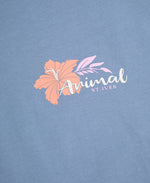 Leena St Ives Womens Printed T-Shirt - Blue