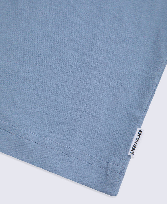 Leena St Ives Womens Printed T-Shirt - Blue