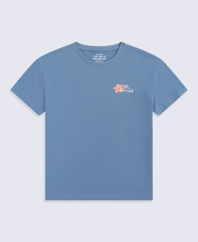 Leena Womens Bude T-Shirt - Blue