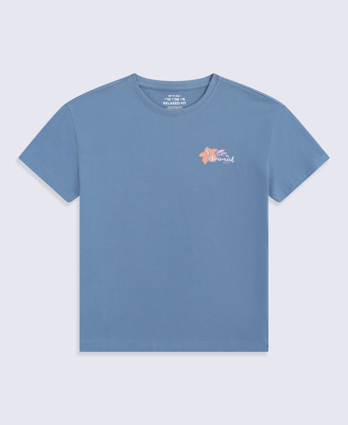 Leena Womens Bude T-Shirt - Blue