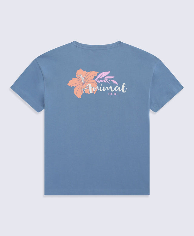 Leena Womens Bude T-Shirt - Blue