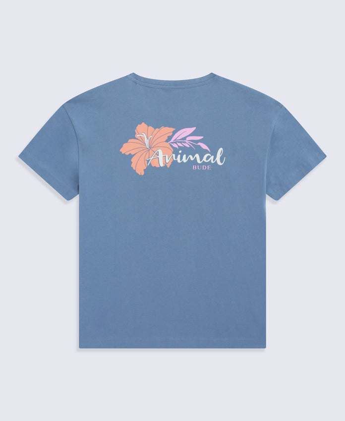 Leena Womens Bude T-Shirt - Blue