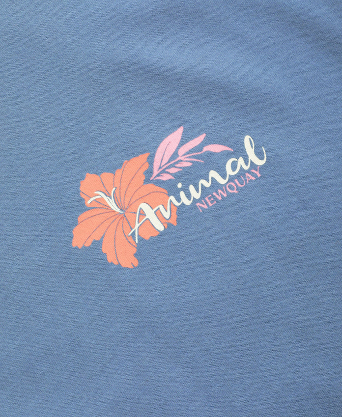 Leena Womens Newquay T-Shirt - Blue