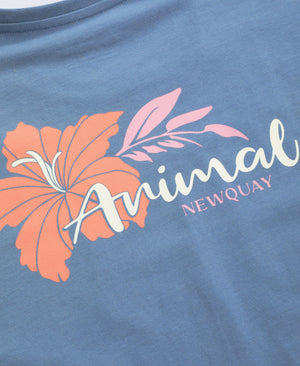Leena Womens Newquay T-Shirt - Blue