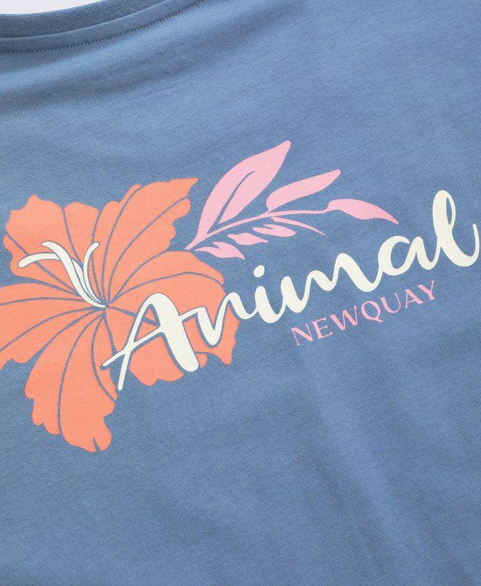 Leena Womens Newquay T-Shirt - Blue
