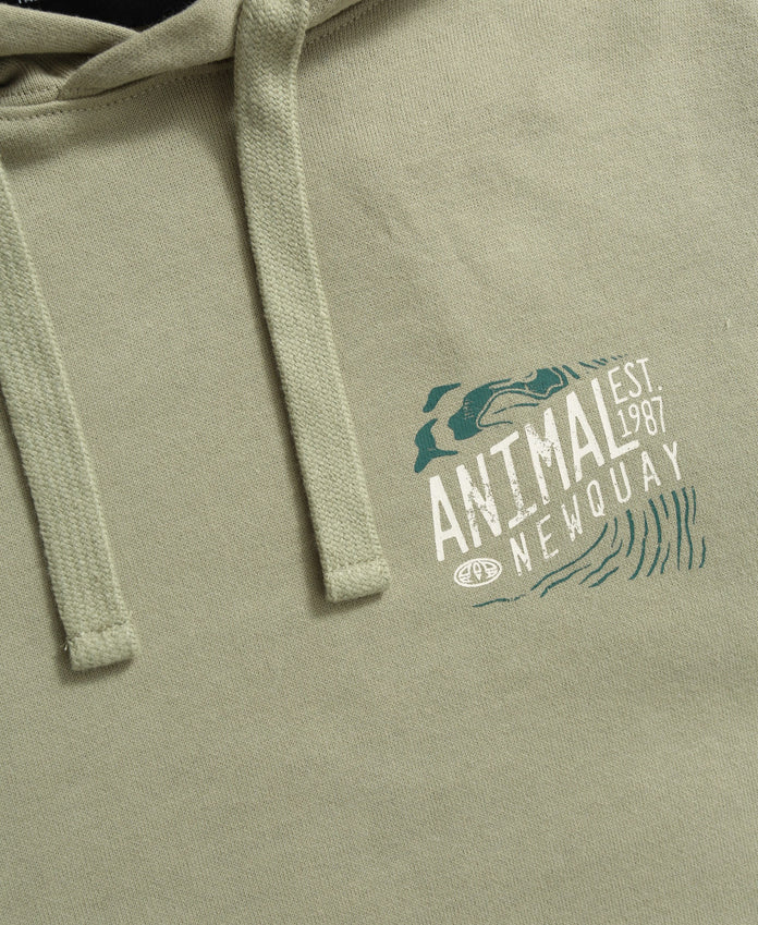 River Mens Newquay Hoodie - Khaki