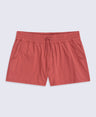 Packable Womens Swim Short - Rust