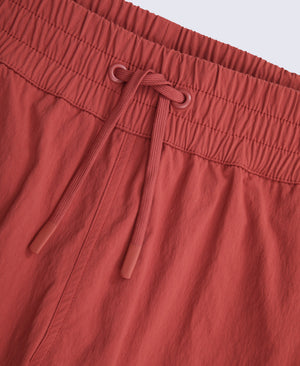 Packable Womens Swim Short - Rust