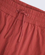 Packable Womens Swim Short - Rust