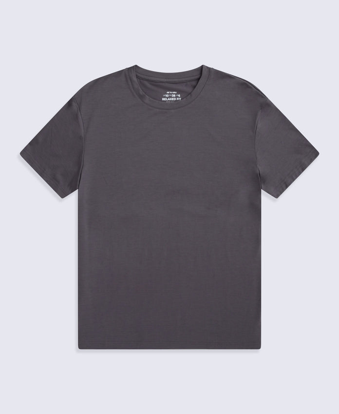 Sarah Womens Active Short Sleeve Tee - Charcoal