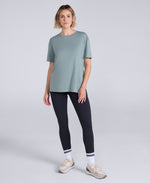 Sarah Womens Active Short Sleeve Tee - Pale Green