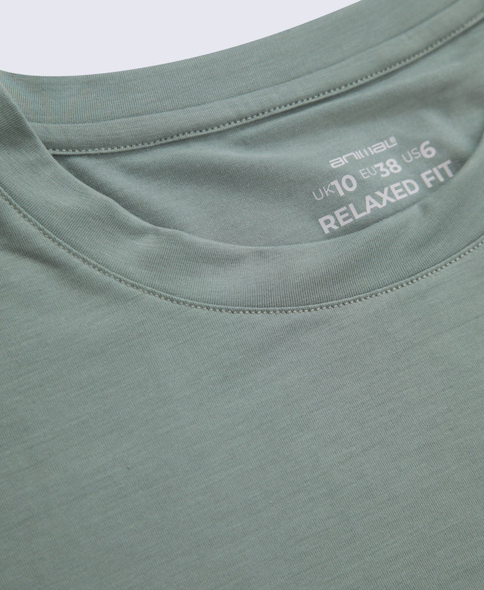 Sarah Womens Active Short Sleeve Tee - Pale Green