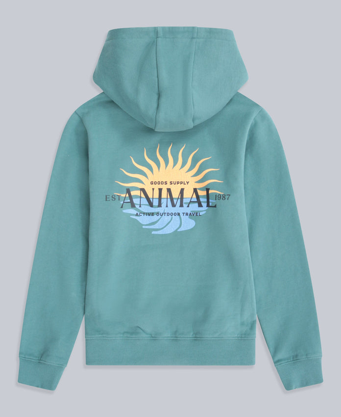 River Kids Graphic Hoodie - Green