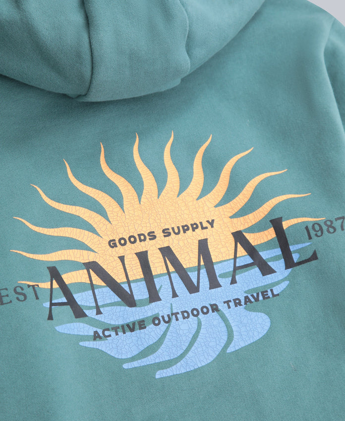River Kids Graphic Hoodie - Green