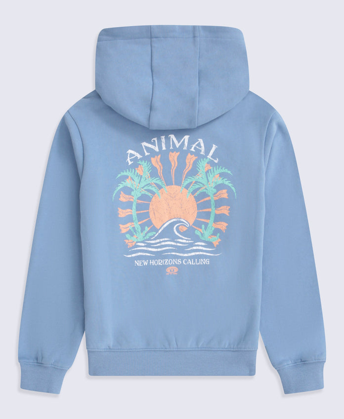 Maya Kids Graphic Hoodie - Blue
