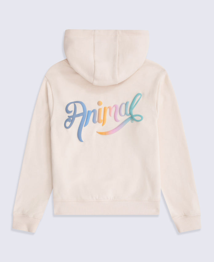Maya Kids Graphic Hoodie - Light Pink