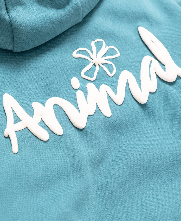 Maya Kids Graphic Hoodie - Petrol