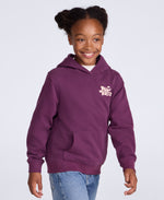 Maya Kids Graphic Hoodie - Purple
