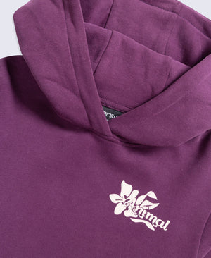 Maya Kids Graphic Hoodie - Purple