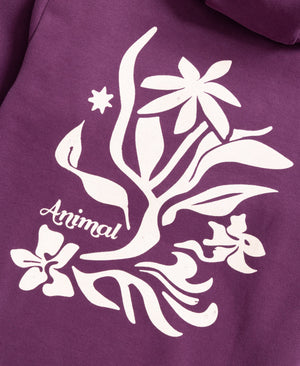 Maya Kids Graphic Hoodie - Purple
