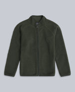 Fern Kids Borg Raglan Fleece - Dark Khaki