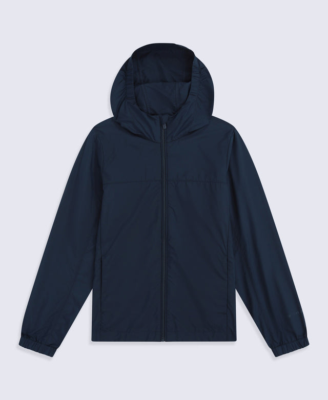 Animal Sunrise Kids Light Packable Travel Jacket - Navy