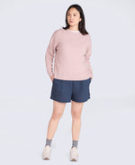 Fluffy Womens Jumper - Pink