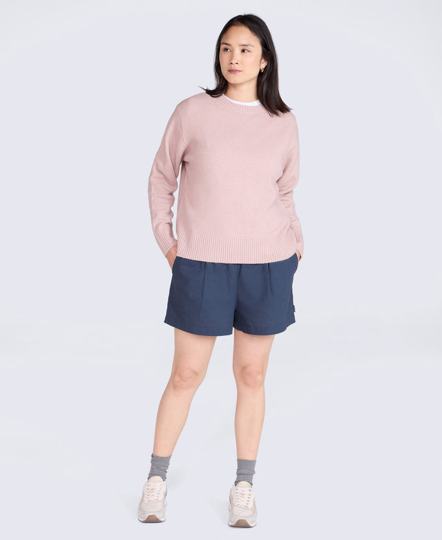 Fluffy Womens Jumper - Pink