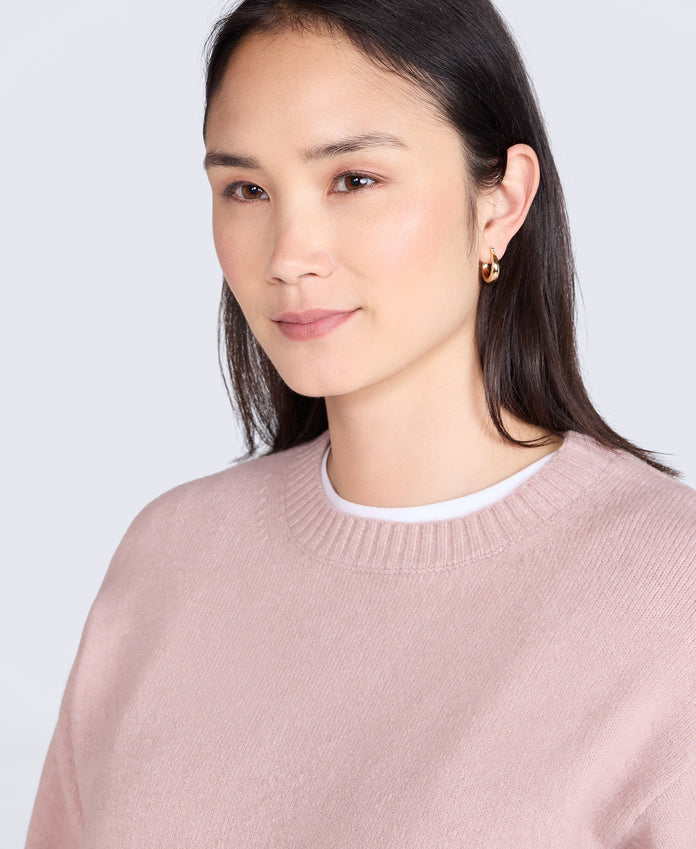 Fluffy Womens Jumper - Pink