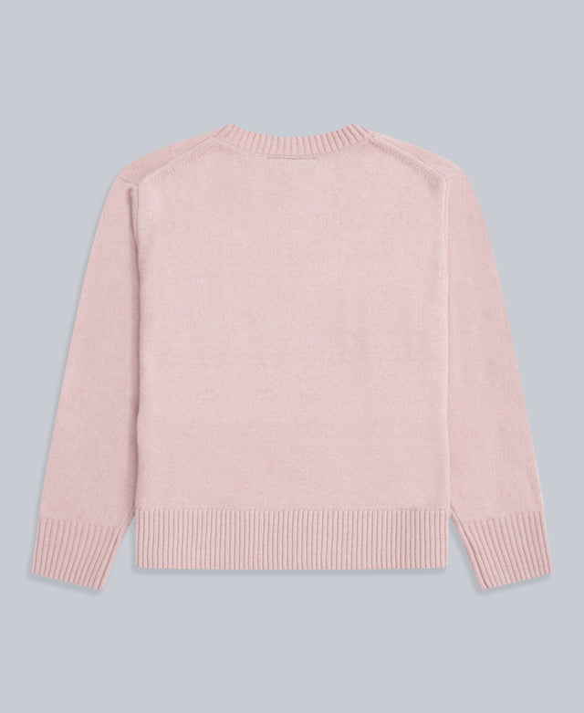 Fluffy Womens Jumper - Pink
